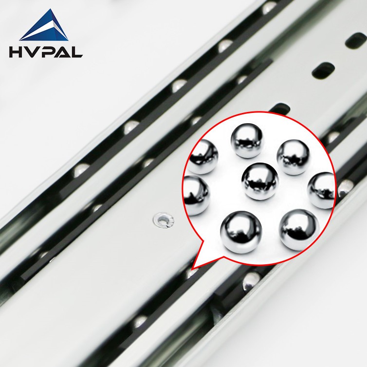 Heavy-duty cold-rolled steel slides 227kg load Heavy-duty cold-rolled steel slides 227kg load